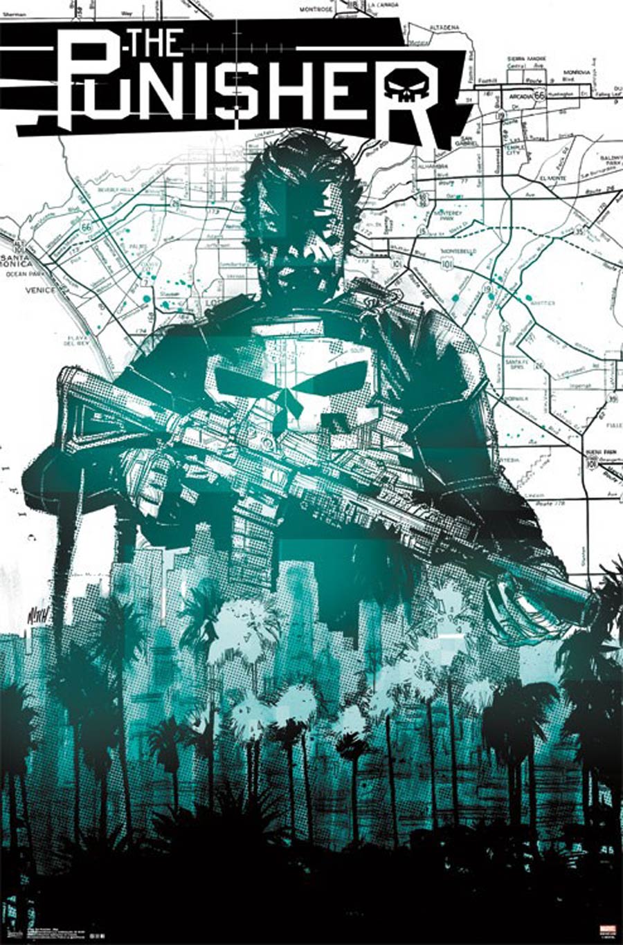 Punisher Map Poster