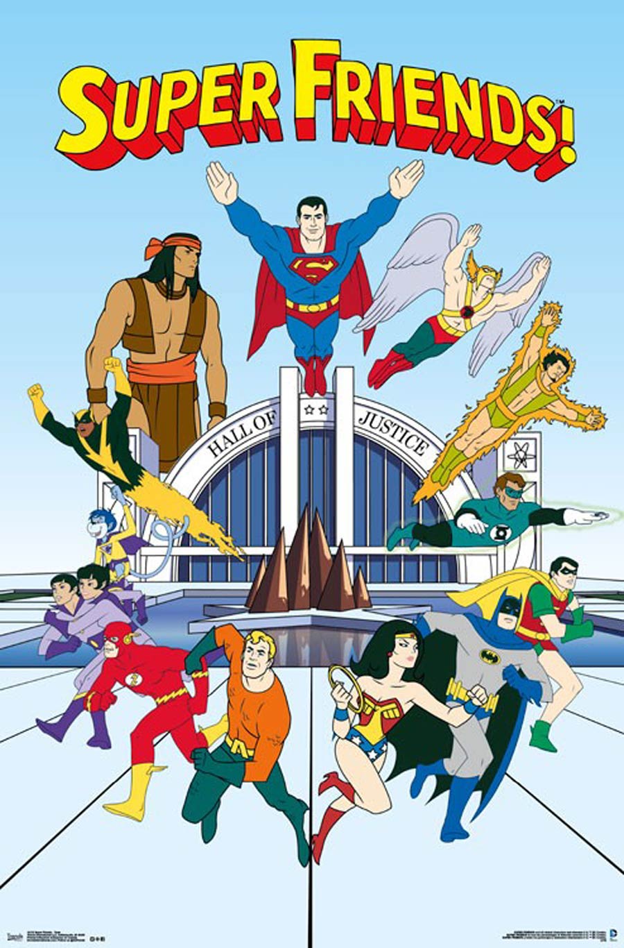 Super Friends Team Poster
