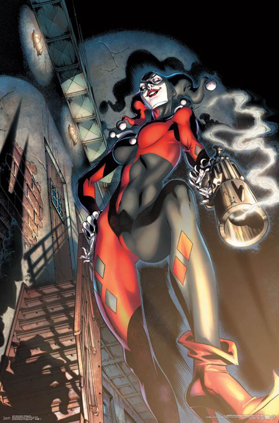 Harley Quinn Smoking Gun Poster
