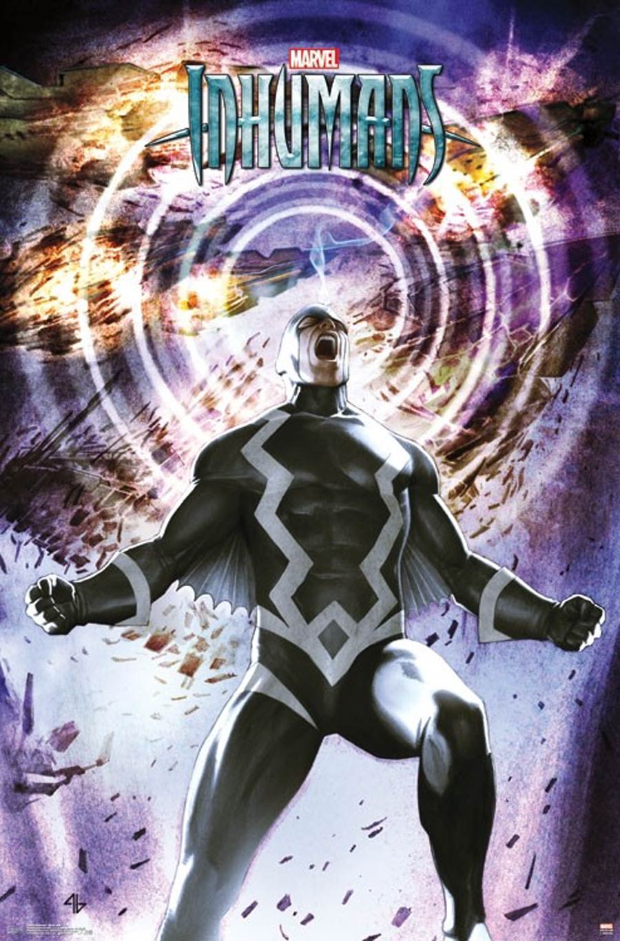Inhumans Black Bolt Poster