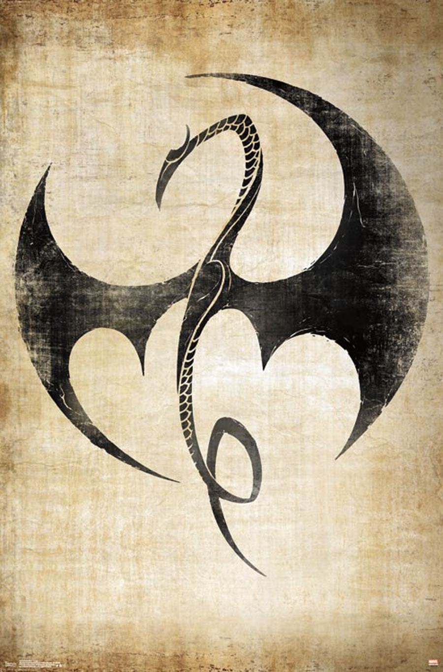 Iron Fist Logo Poster