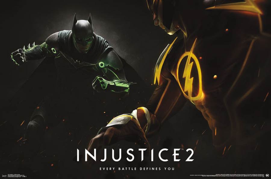 Injustice 2 Batman And Flash Poster