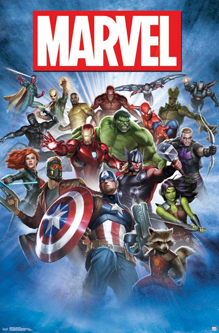 Marvel Group Shot Poster
