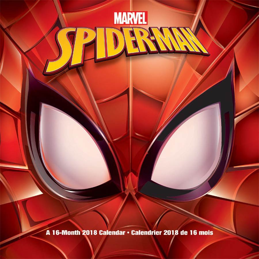 Marvel Spider-Man 2018 12x12-inch Wall Calendar