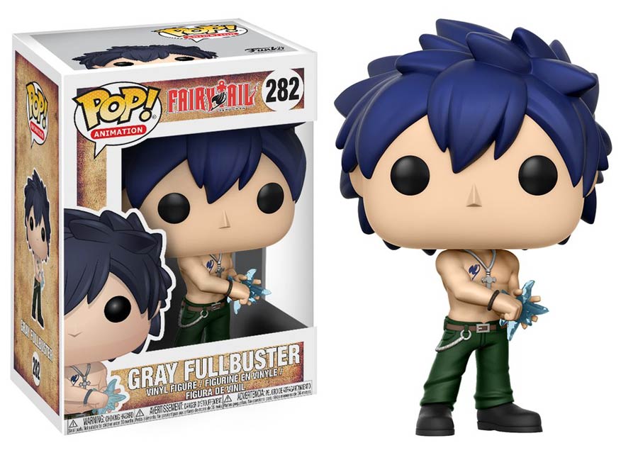 POP Animation 282 Fairy Tail Gray Fullbuster Vinyl Figure