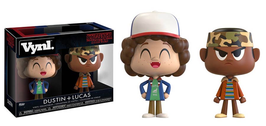 Vynl. Stranger Things Lucas And Dustin Vinyl Figure