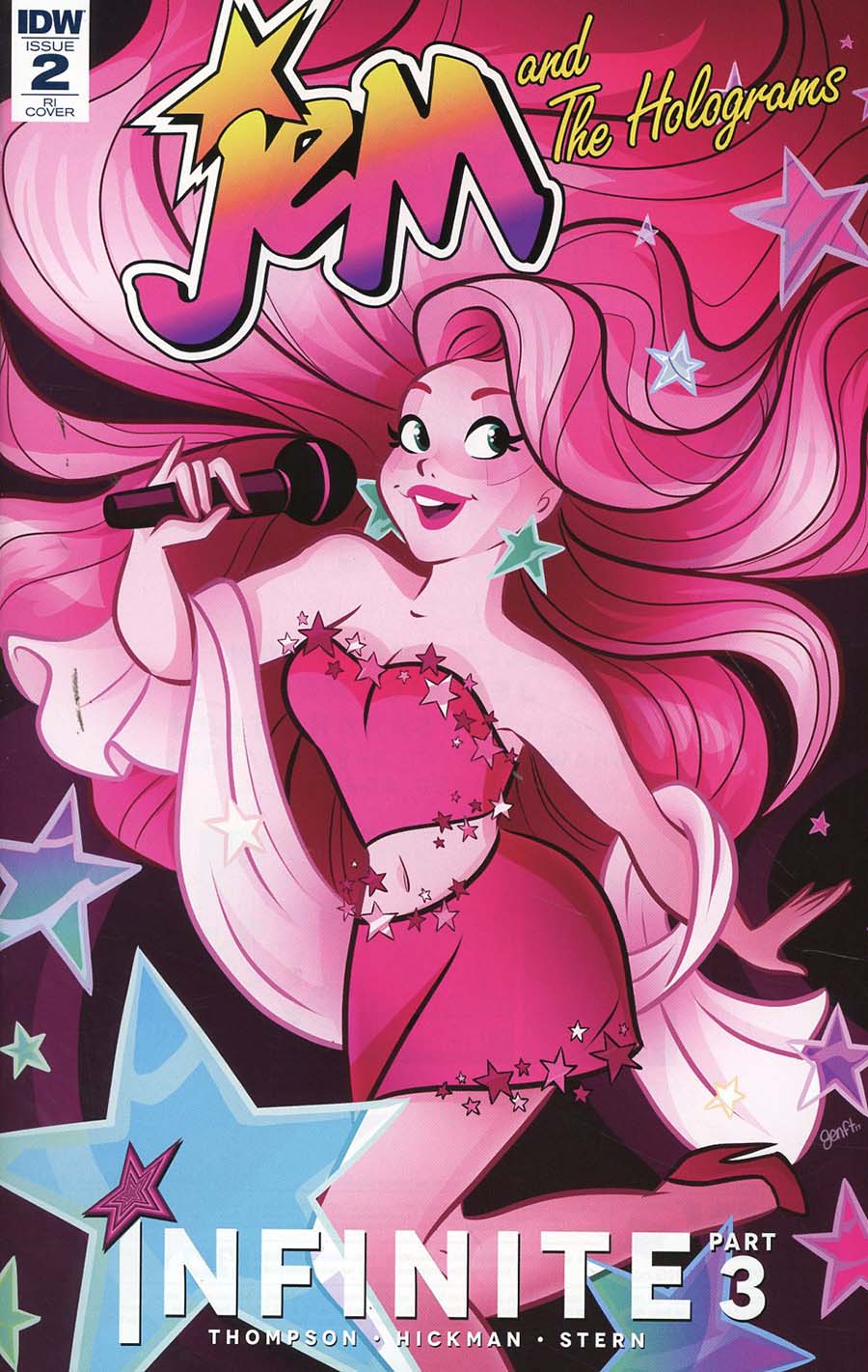 Jem And The Holograms Infinite #2 Cover C Incentive Genevieve FT Variant Cover (Infinite Part 3)