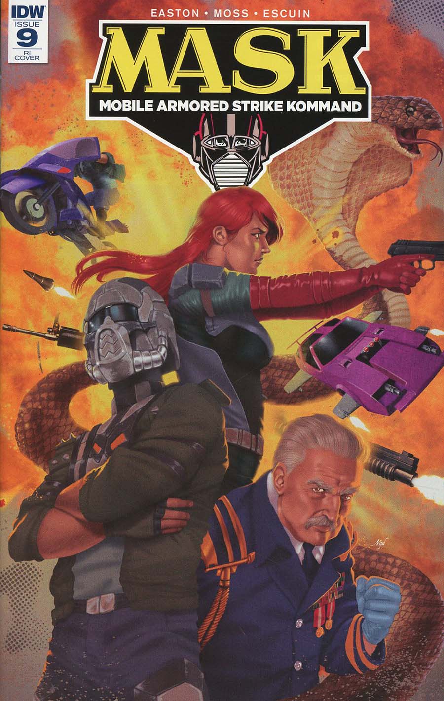 M.A.S.K. Mobile Armored Strike Kommand #9 Cover D Incentive Marcelo Perez Dalannays Variant Cover