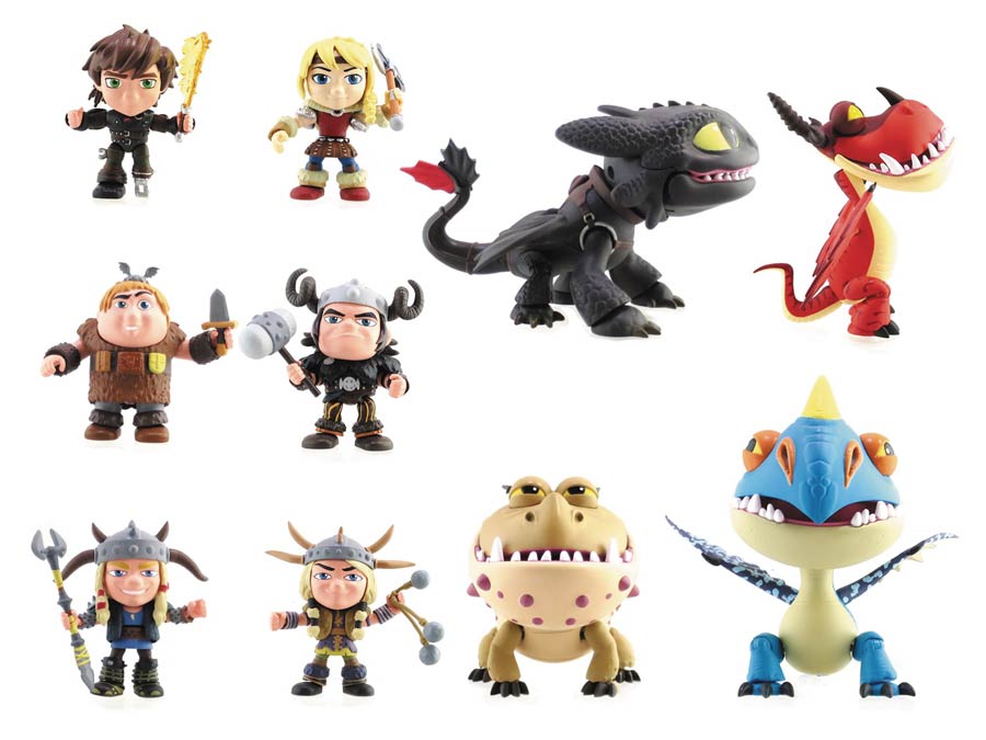 The Loyal Subjects x How To Train Your Dragon Human Heroes Action Vinyl Mini Figure Blind Mystery Box