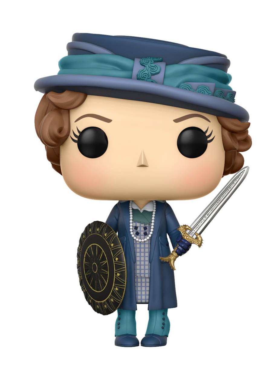 POP Heroes DC Wonder Woman Movie Etta With Sword And Shield Vinyl Figure