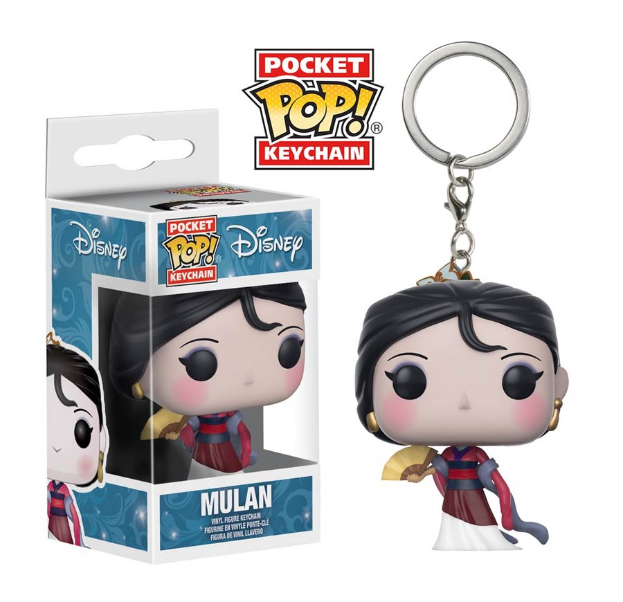 POP Disney Mulan Mulan Vinyl Figure Pocket Keychain