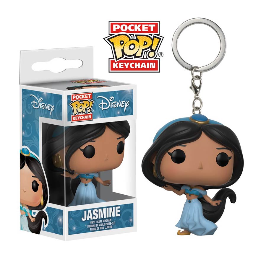 POP Disney Aladdin Jasmine Vinyl Figure Pocket Keychain