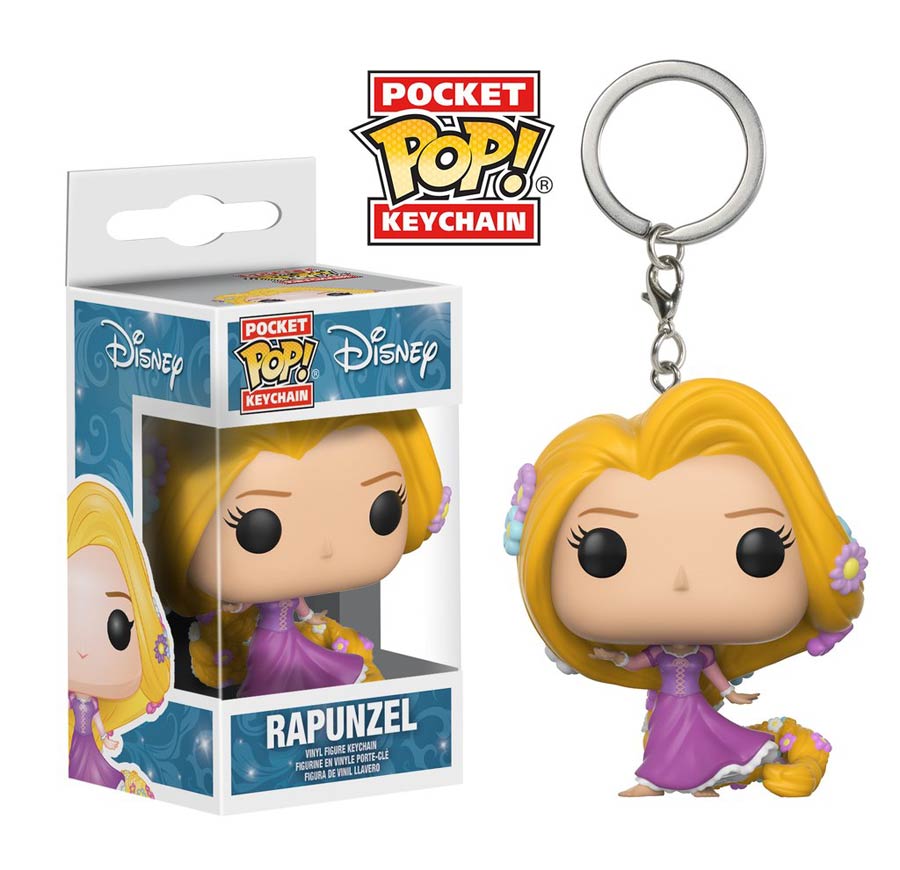 POP Disney Tangled Repunzel Vinyl Figure Pocket Keychain