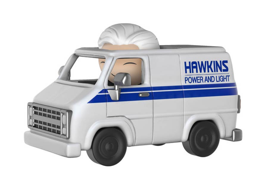 Dorbz Ridez Stranger Things Brenner And Hawkins Van Vinyl Figure
