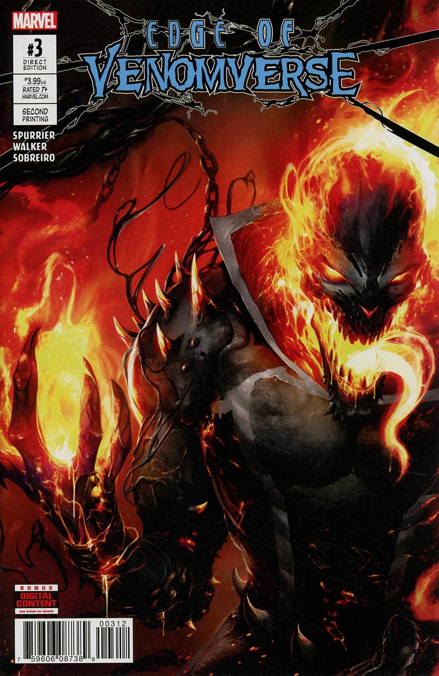 Edge Of Venomverse #3 Cover C 2nd Ptg Francesco Mattina Variant Cover