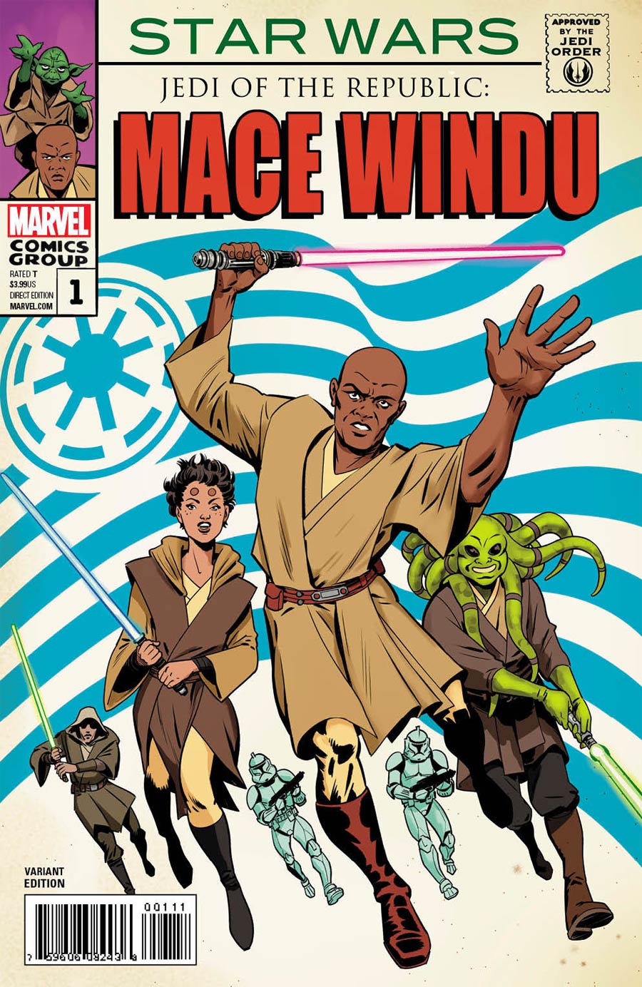 Star Wars Jedi Of The Republic Mace Windu #1 Cover D Incentive Javier Rodriguez Homage Variant Cover
