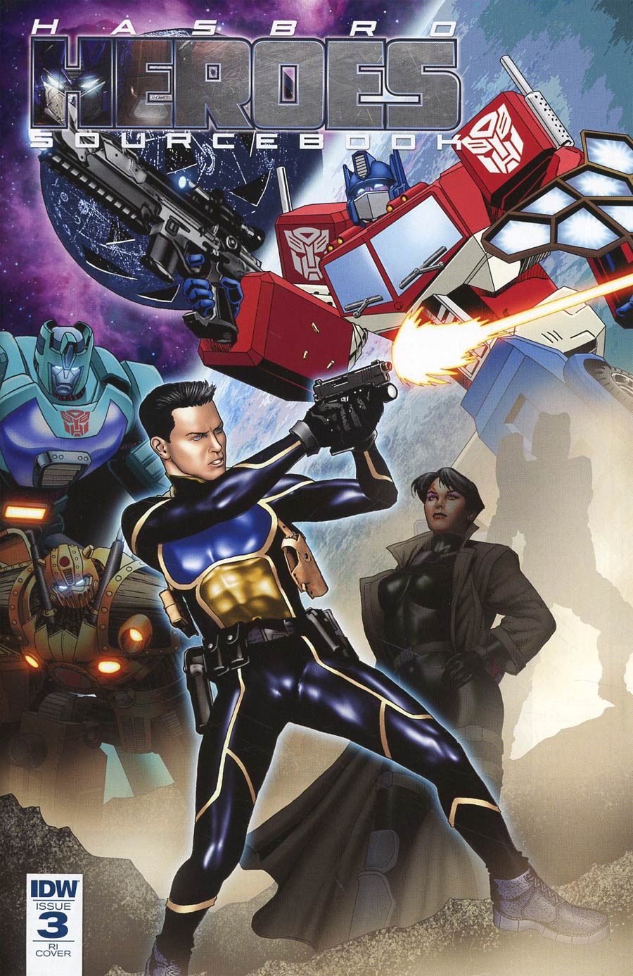 Hasbro Heroes Sourcebook #3 Cover C Incentive Marcelo Borstelmann Variant Cover