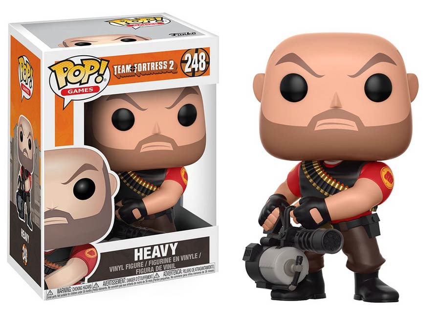 POP Games 248 Team Fortress 2 Heavy Vinyl Figure