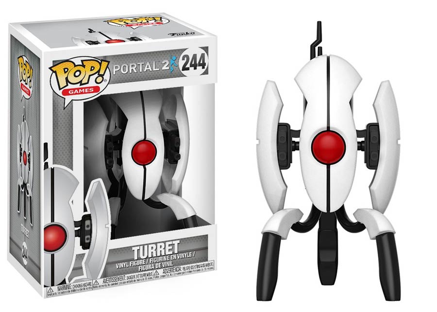 POP Games 244 Portal 2 Turret Vinyl Figure