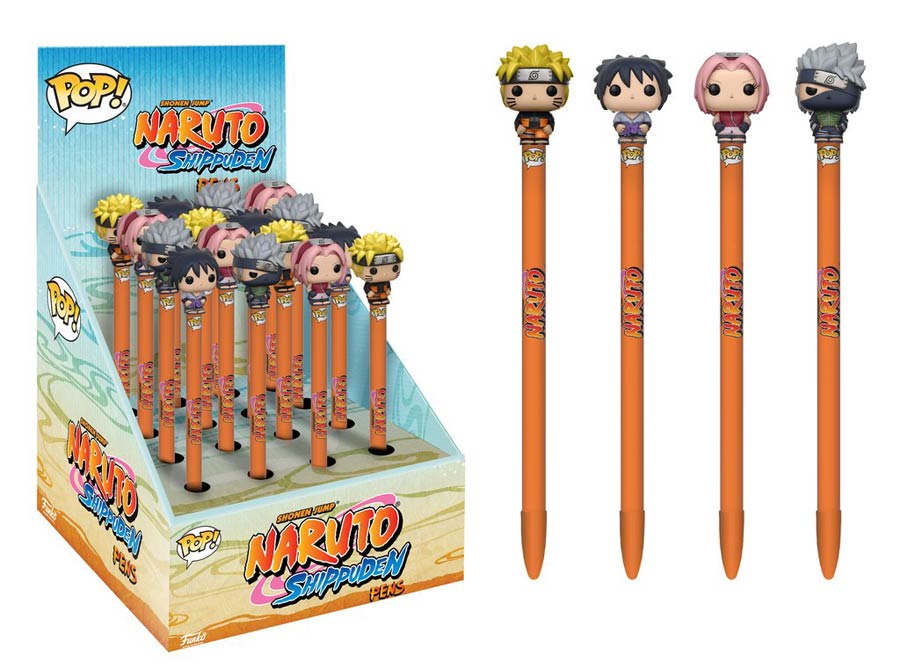 POP Naruto Pen Topper 16-Piece Display