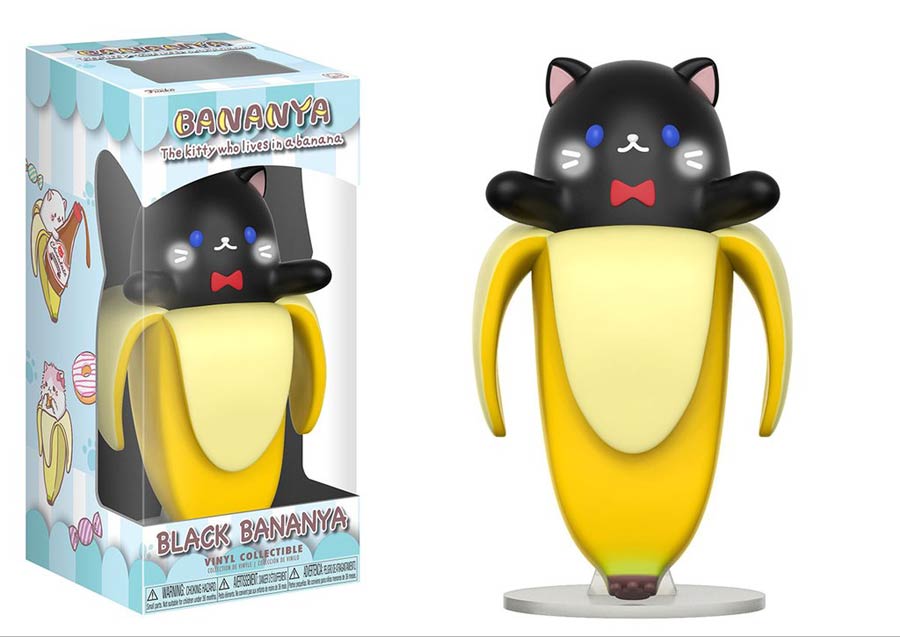 Bananya Black Bananya Vinyl Figure
