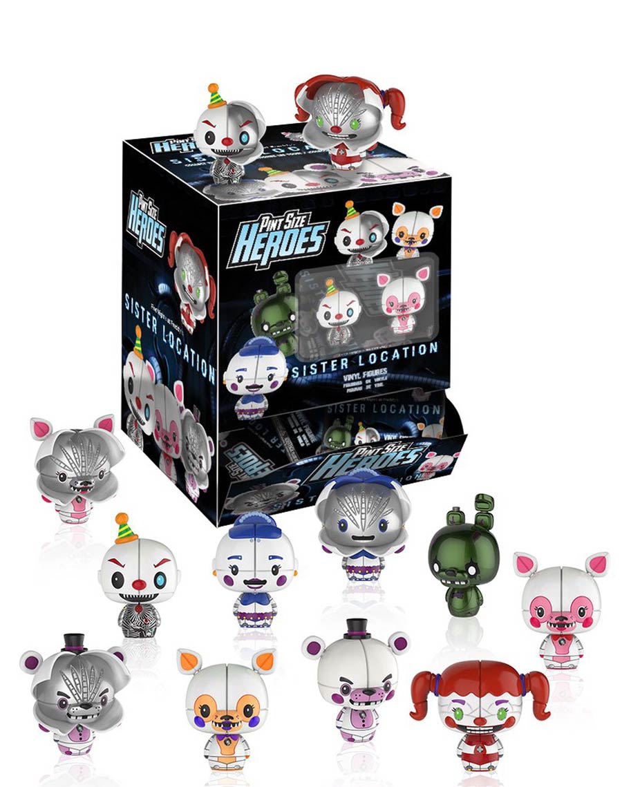 Pint-Size Heroes Five Nights At Freddys Sister Location Blind Mystery Box Figure