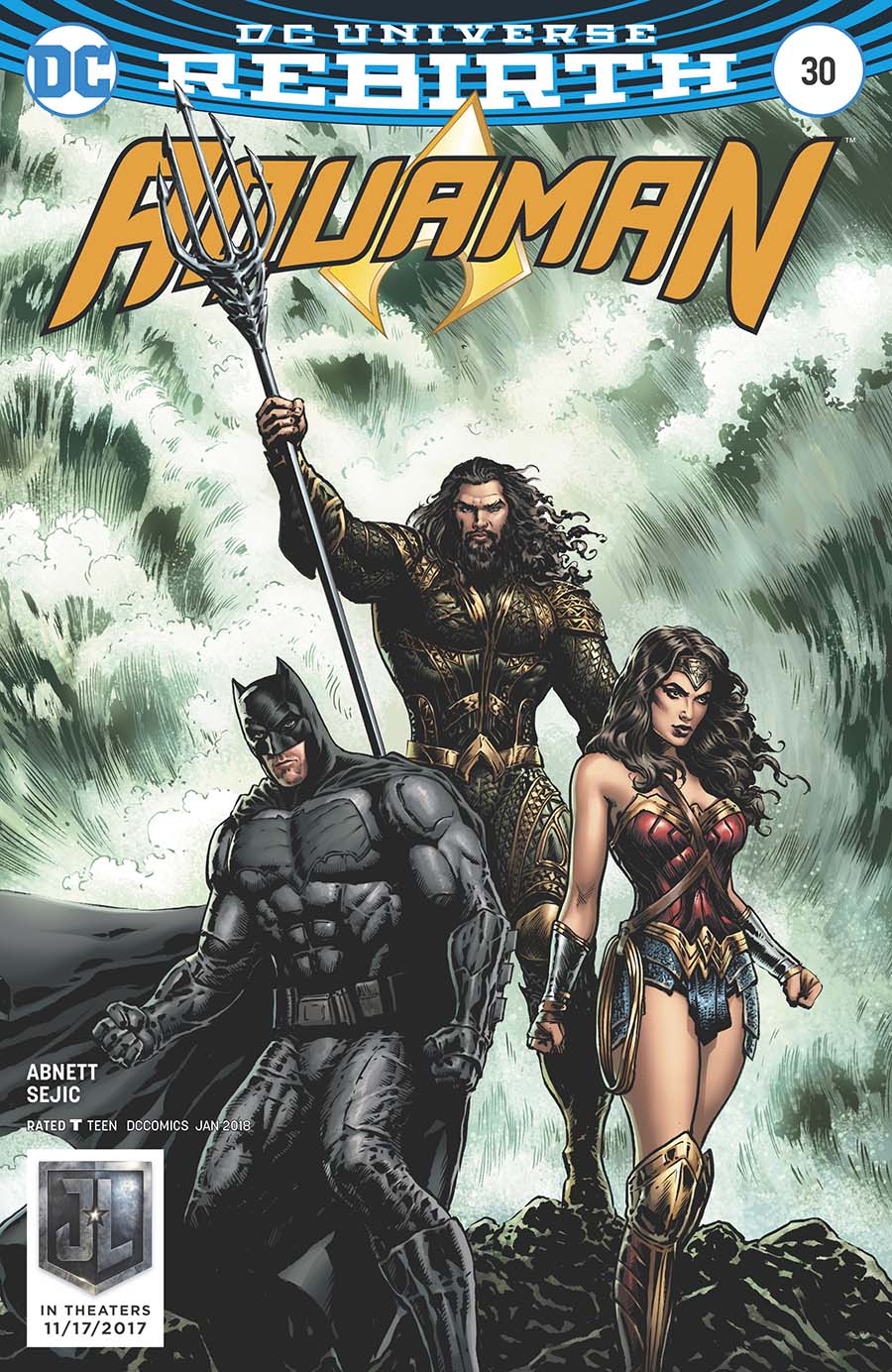 Aquaman Vol 6 #30 Cover B Variant Liam Sharp Justice League Cover
