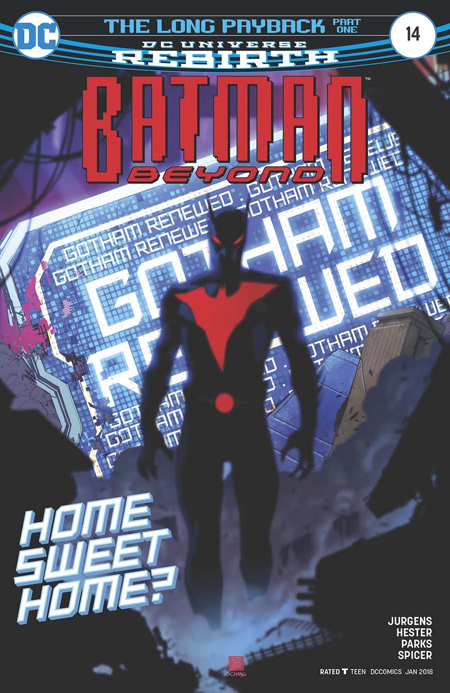 Batman Beyond Vol 6 #14 Cover A Regular Bernard Chang Cover