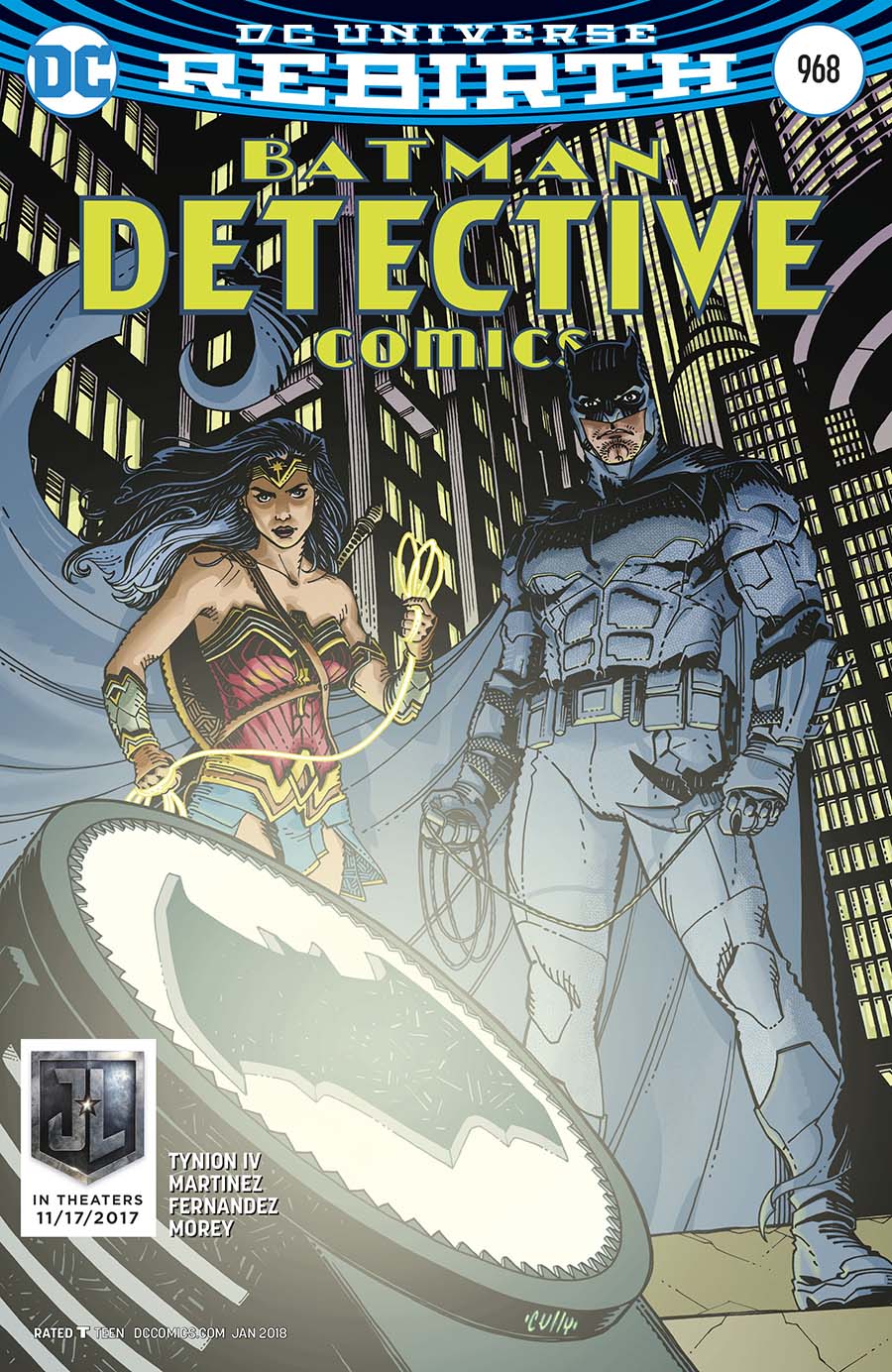 Detective Comics Vol 2 #968 Cover B Variant Cully Hamner Justice League Cover