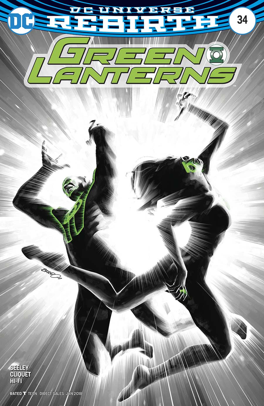 Green Lanterns #34 Cover B Variant Brandon Peterson Cover