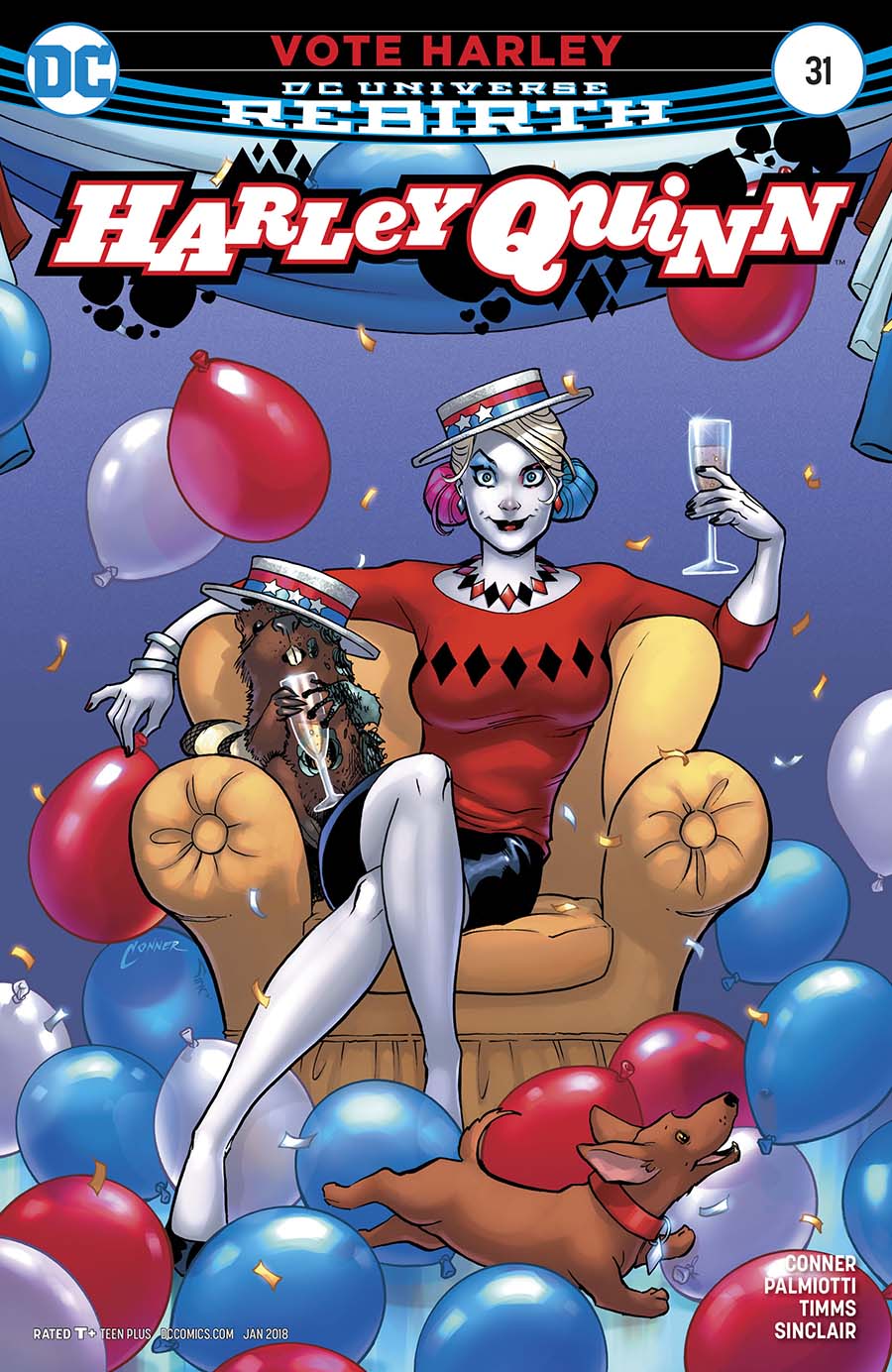 Harley Quinn Vol 3 #31 Cover A Regular Amanda Conner Cover