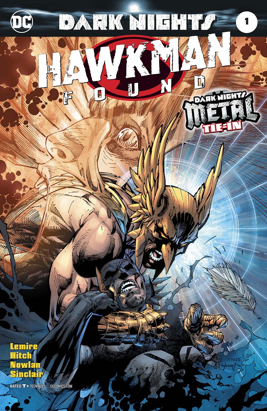 Hawkman Found #1 Cover B Variant Jim Lee & Scott Williams Cover (Dark Nights Metal Tie-In)