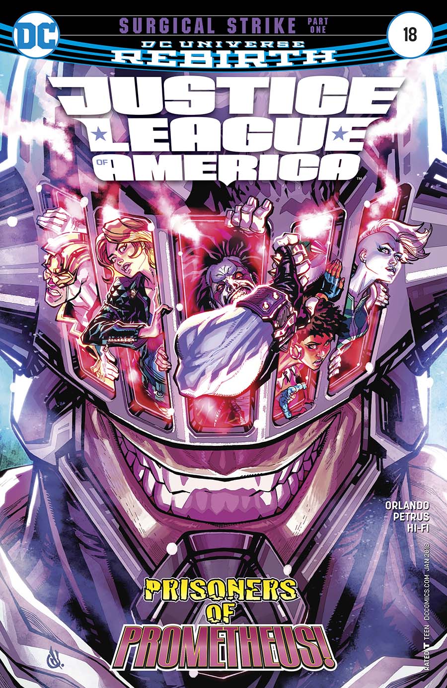 Justice League Of America Vol 5 #18 Cover A Regular Carlos DAnda Cover