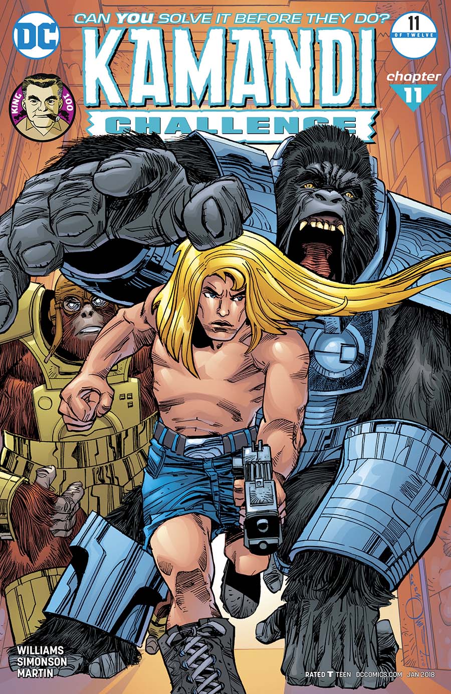 Kamandi Challenge #11 Cover B Variant Walter Simonson Cover