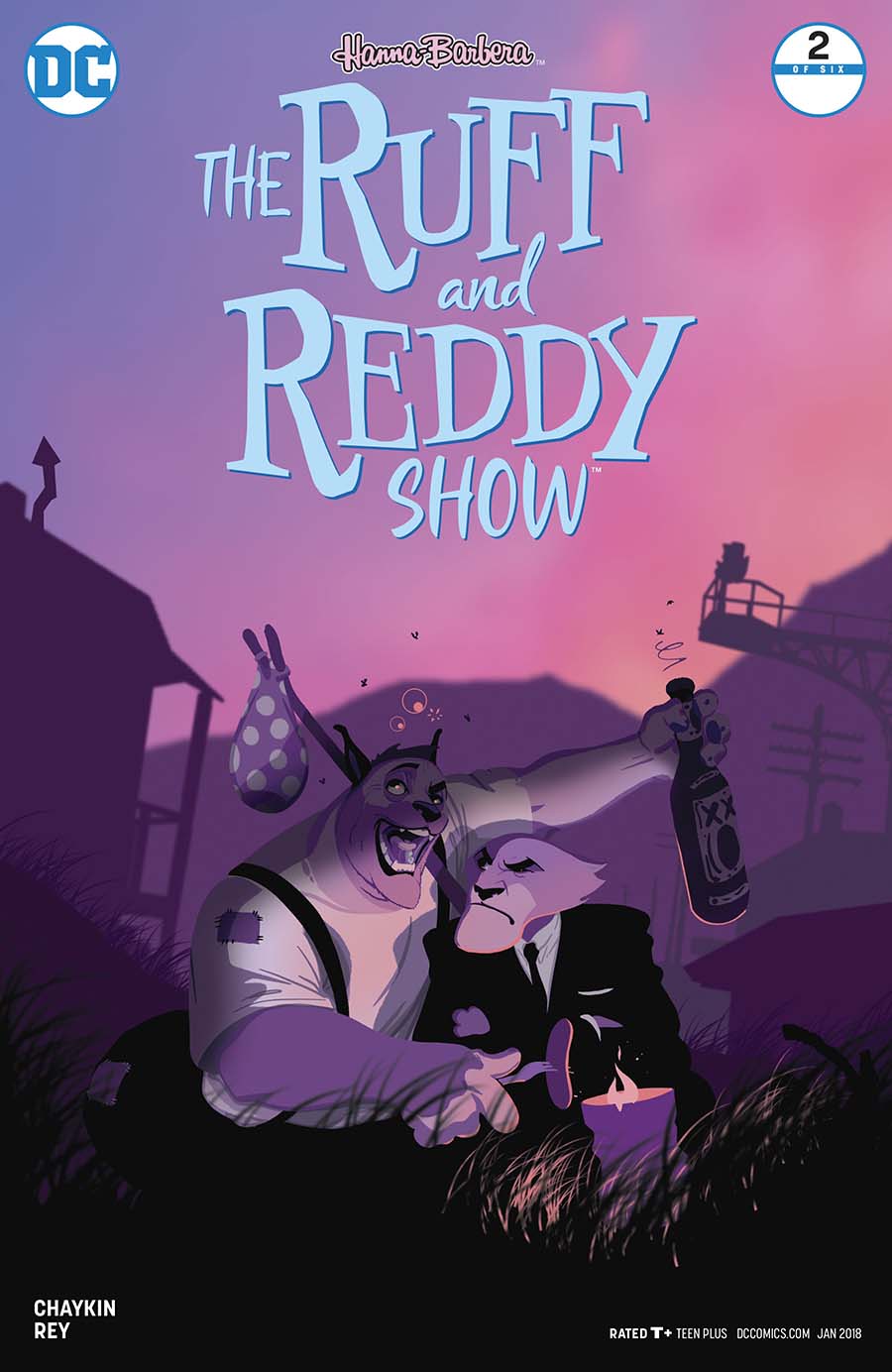 Ruff & Reddy Show #2 Cover B Variant Mac Rey Cover