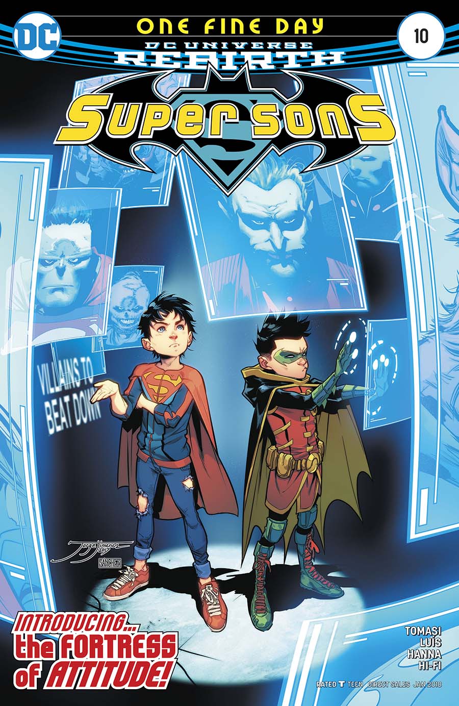 Super Sons #10 Cover A Regular Jorge Jimenez Cover