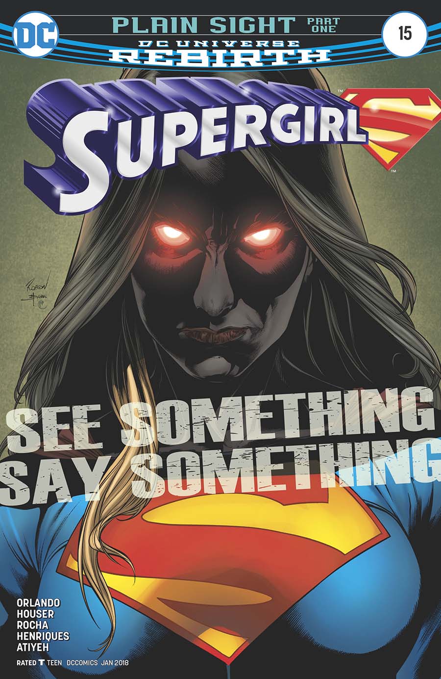 Supergirl Vol 7 #15 Cover A Regular Robson Rocha & Daniel Henriques Cover