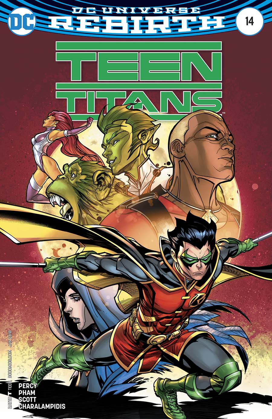 Teen Titans Vol 6 #14 Cover B Variant Chad Hardin Cover