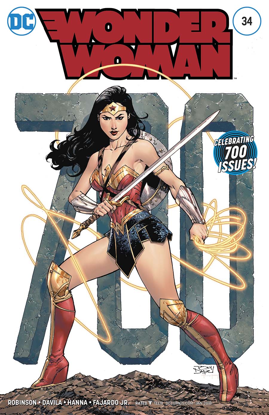 Wonder Woman Vol 5 #34 Cover B Variant Tony S Daniel Wonder Woman 700 Cover