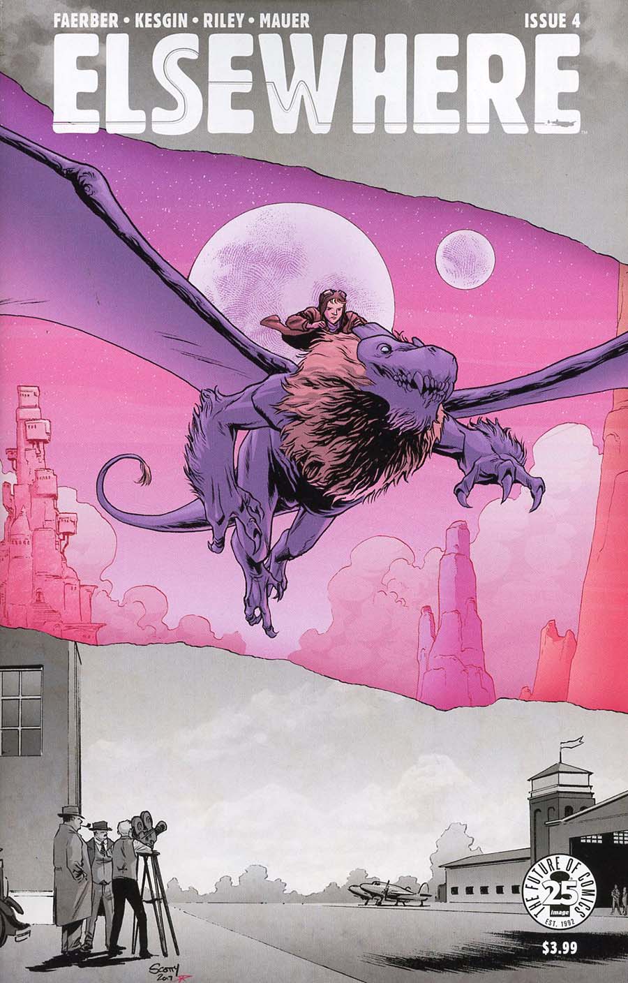 Elsewhere #4 Cover B Variant Scott Godlewski & Ron Riley Cover