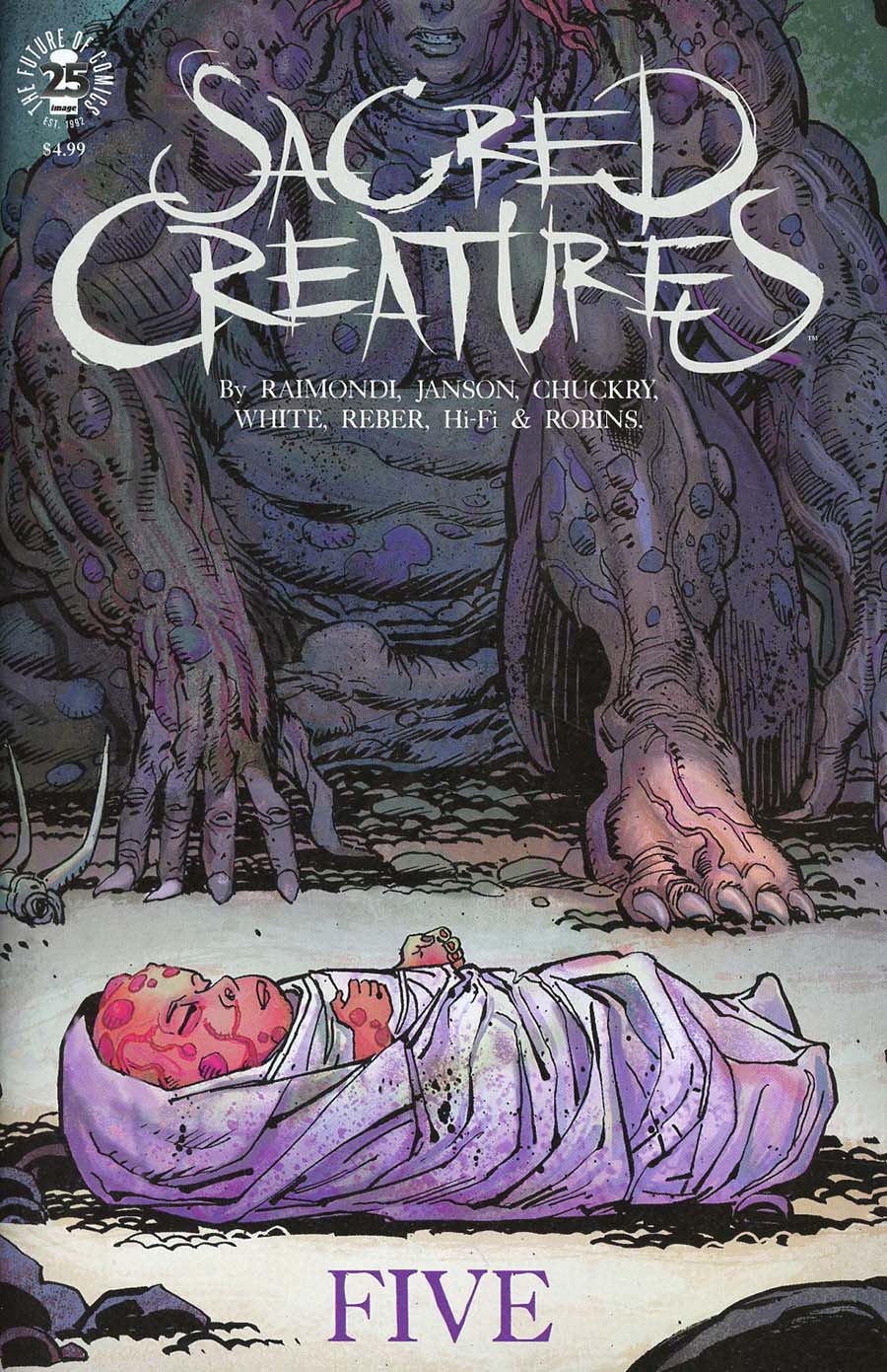 Sacred Creatures #5 Cover B Variant Klaus Janson Cover