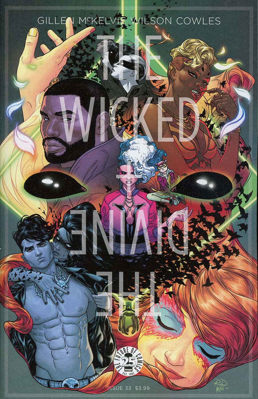 Wicked + The Divine #33 Cover B Variant Russell Dauterman Cover