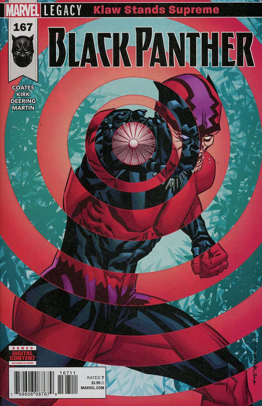 Black Panther Vol 6 #167 Cover A 1st Ptg Regular Brian Stelfreeze Cover (Marvel Legacy Tie-In)