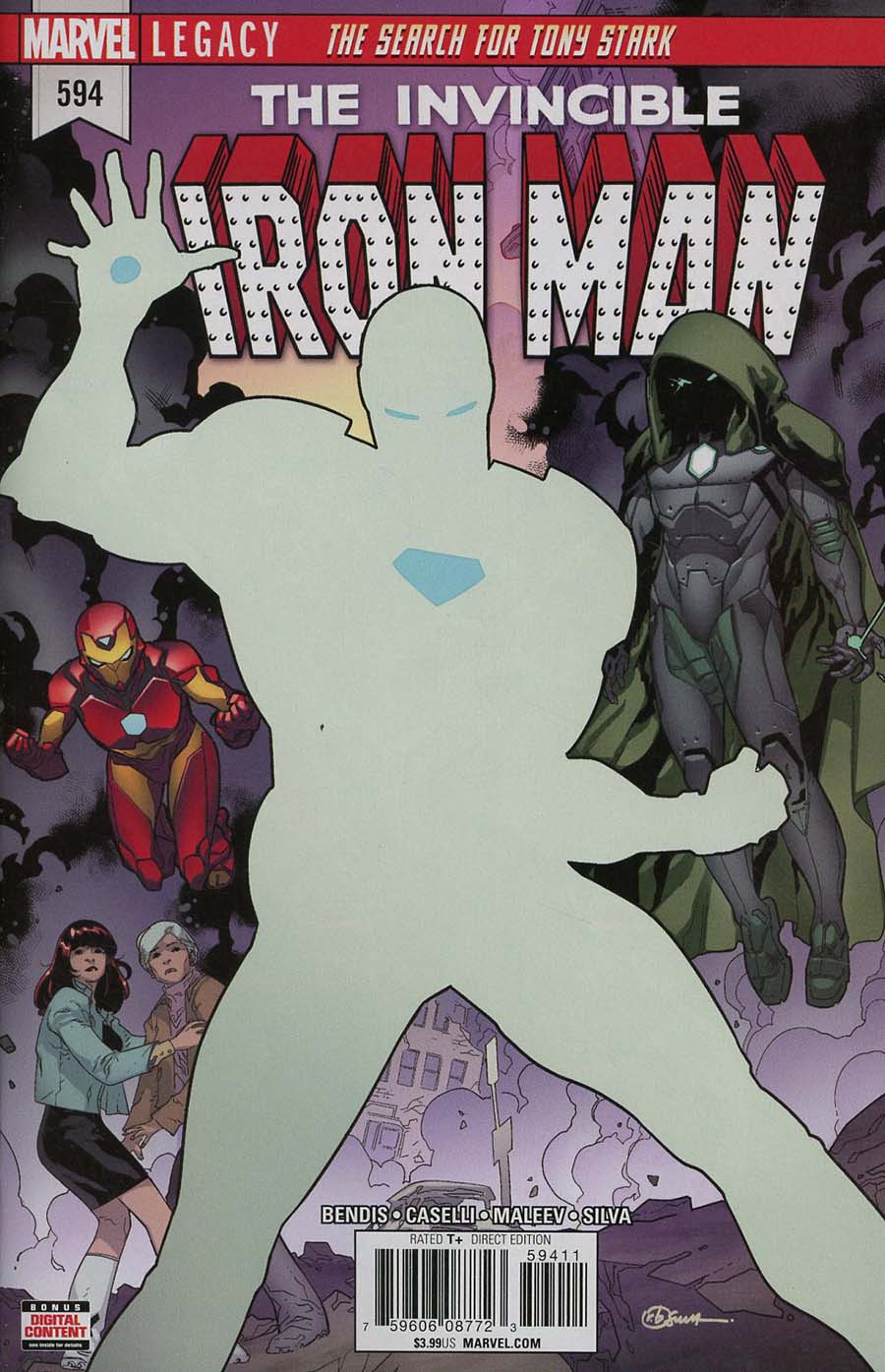 Invincible Iron Man Vol 3 #594 Cover A 1st Ptg (Marvel Legacy Tie-In)
