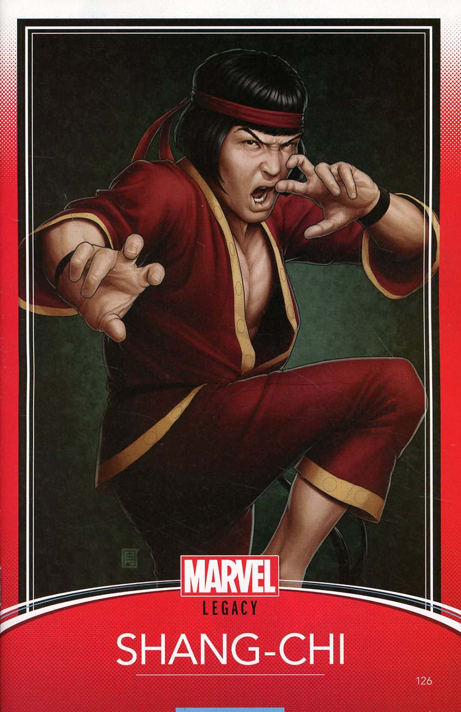 Master Of Kung Fu Vol 2 #126 Cover B Variant John Tyler Christopher Trading Card Cover (Marvel Legacy Tie-In)