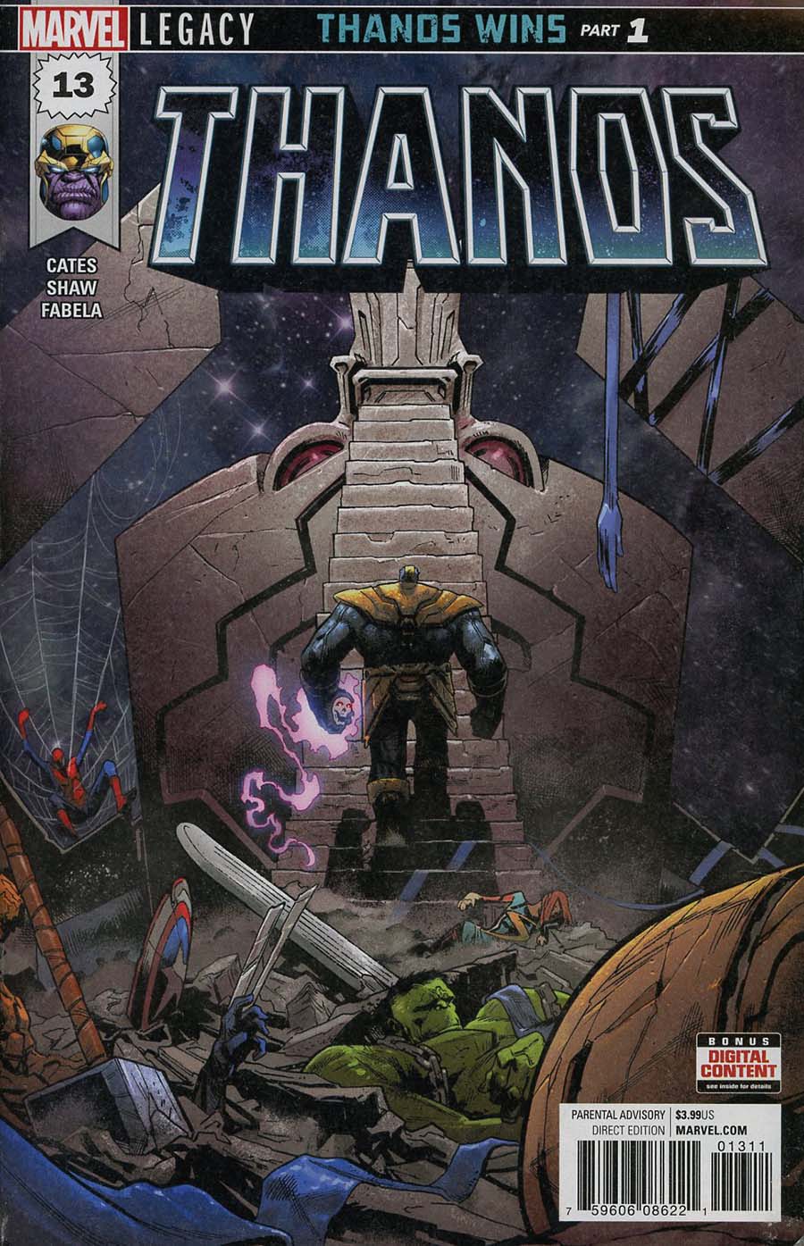 Thanos Vol 2 #13 Cover A 1st Ptg Regular Geoff Shaw Cover (Marvel Legacy Tie-In)