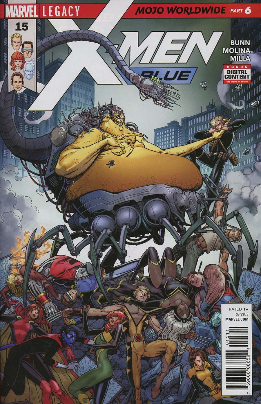 X-Men Blue #15 (Mojo Worldwide Part 6)(Marvel Legacy Tie-In)