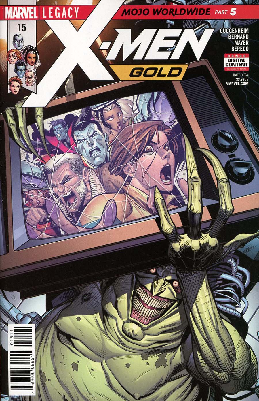X-Men Gold #15 (Mojo Worldwide Part 5)(Marvel Legacy Tie-In)