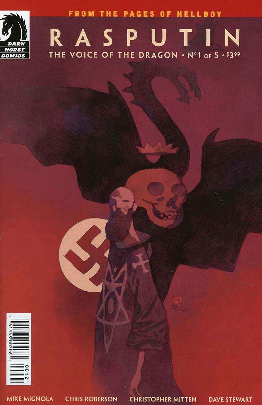 Rasputin Voice Of The Dragon #1 Cover B Variant Mike Mignola Cover