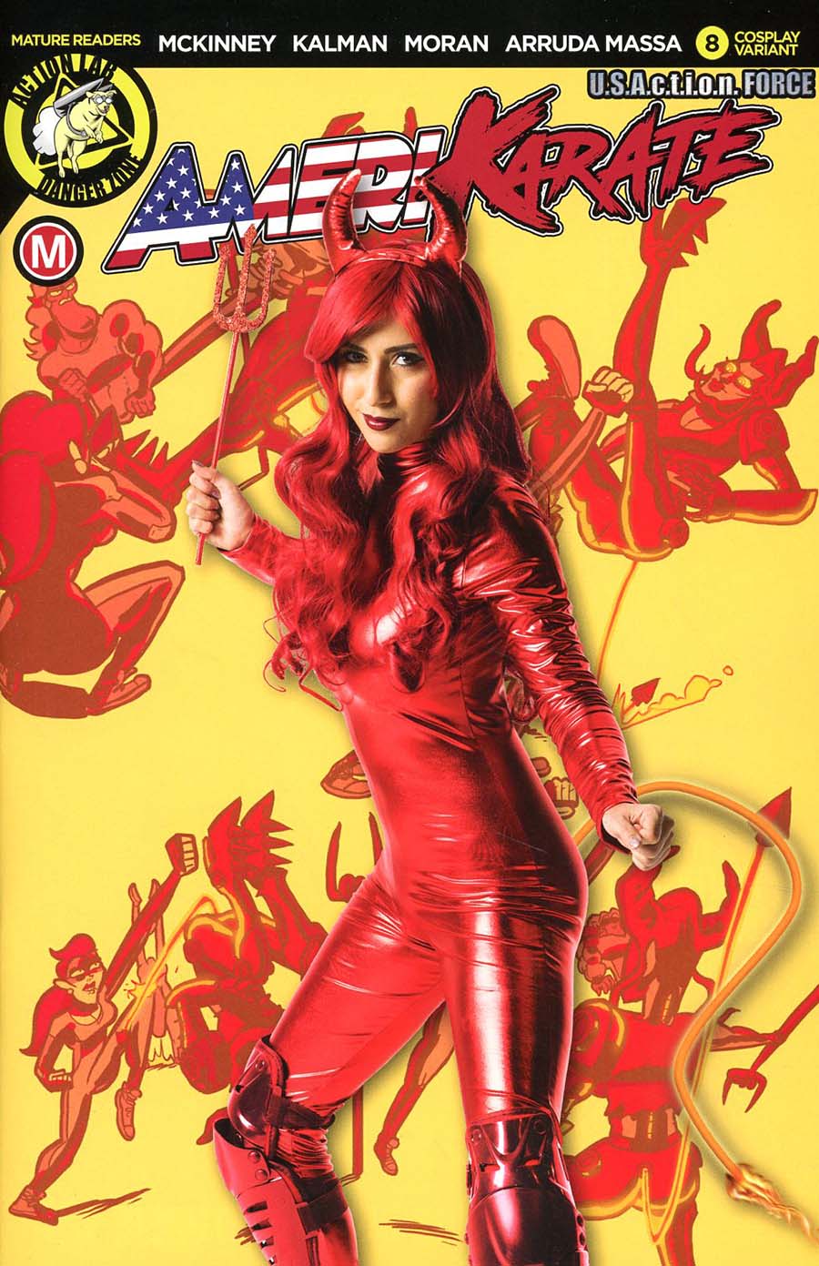 Amerikarate #8 Cover E Variant April ONeil Cosplay Photo Cover